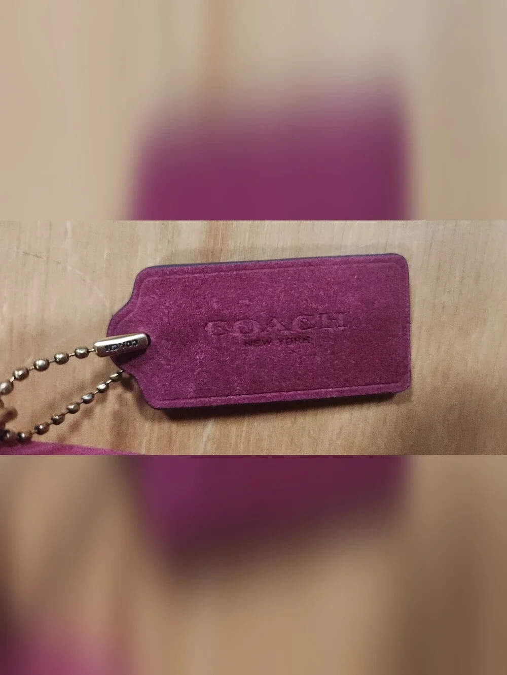 Coach Plaza Bag Dark Fuschia - Picture 7 of 12